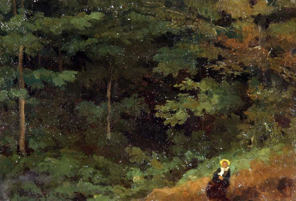 Bosco con figura